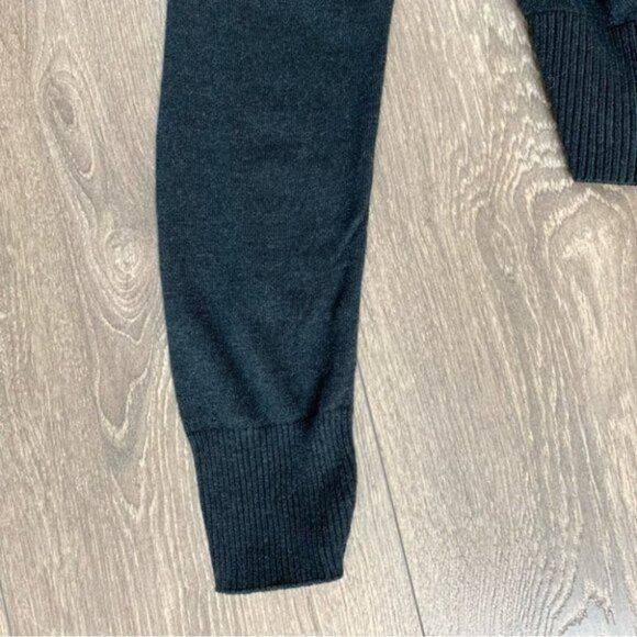 RACHEL Rachel Roy Snakeskin Print Button Cardigan Sweater Green Navy Size Small - Picture 11 of 15